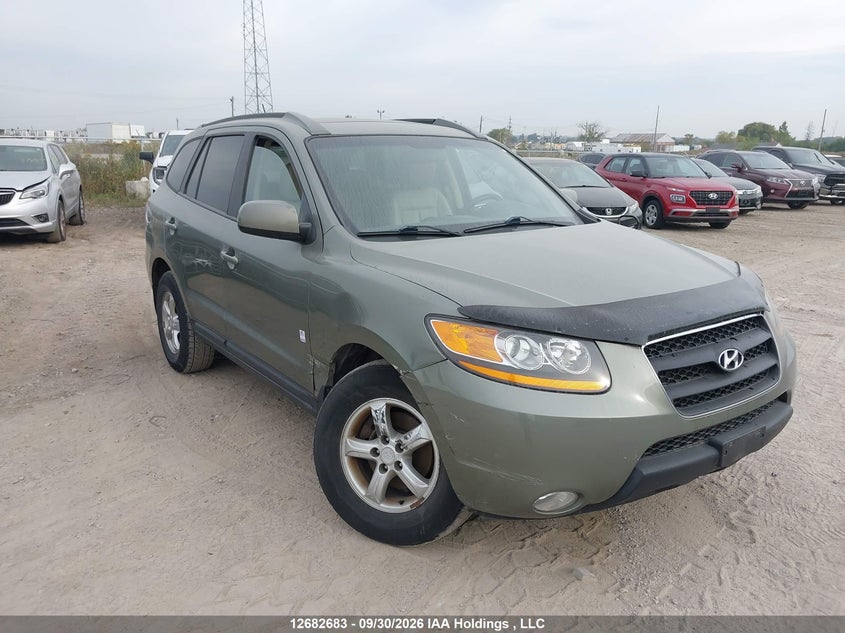 2009 Hyundai Santa Fe Gl, Front, IAAI, VIN 5NMSG13E19H302220