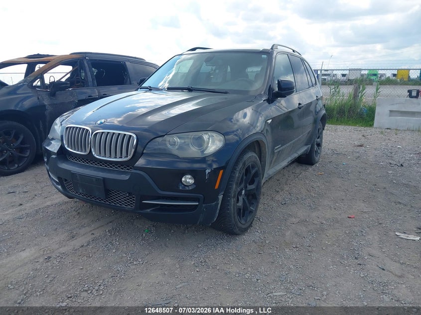 2009 BMW X5, Rear, IAAI, VIN 5UXFE83539L171238 — photo 2