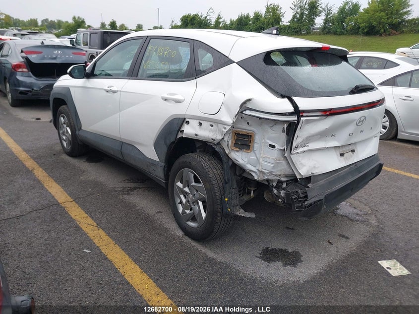 Vin: km8hacab8su296457, lot: 3086907, hyundai kona se 20253