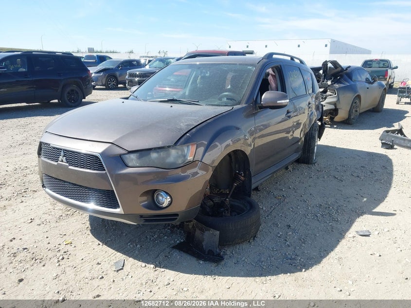 2012 Mitsubishi Outlander, Лівий зад, IAAI, VIN JA4JT3AX8CU610759 — фото 2