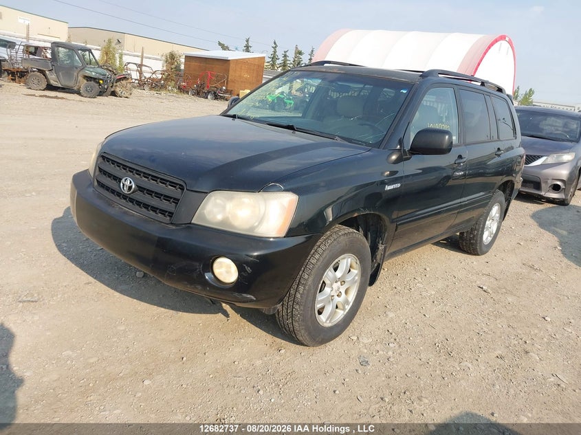 2001 Toyota Highlander, Благотворительность, IAAI, VIN JTEHF21A710014334 — фото 2