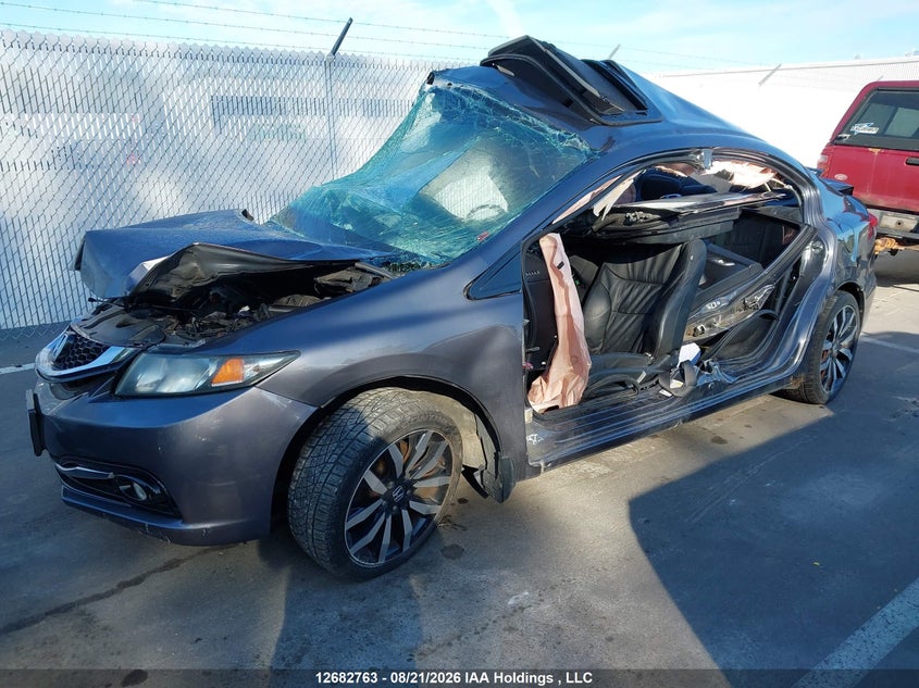 2014 Honda Civic, По колу, IAAI, VIN 2HGFB2F76EH031813 — фото 2