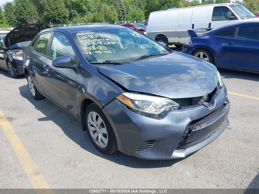 Vin: 2t1burhe5gc642800, lot: 3086978, toyota corolla le 20161