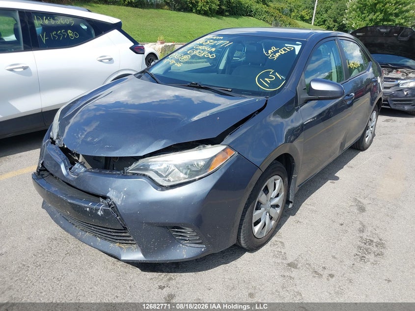 2016 Toyota Corolla, Front, IAAI, VIN 2T1BURHE5GC642800 — photo 2