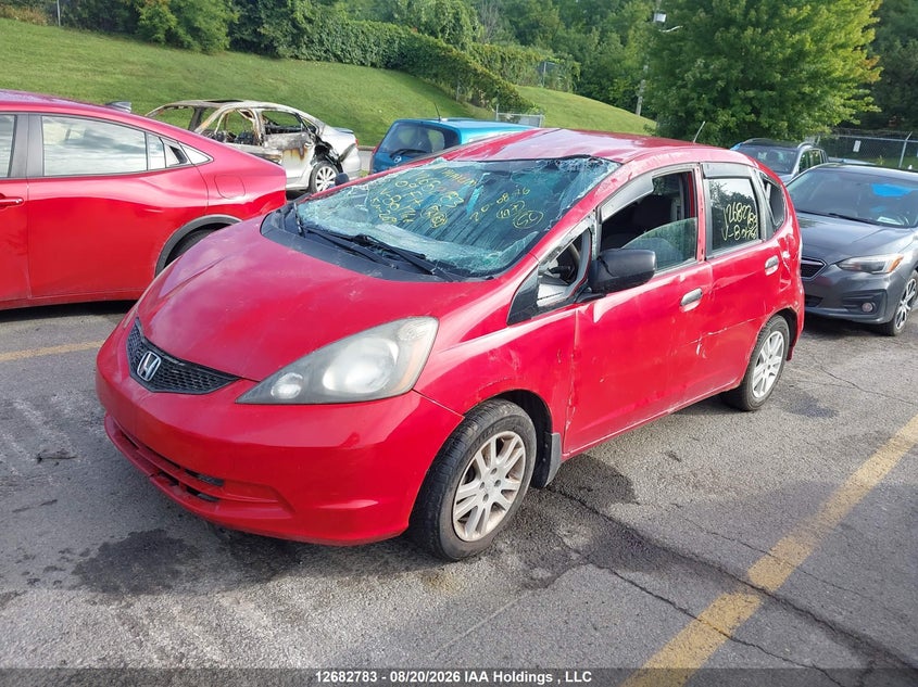 2009 Honda Fit, Дах, IAAI, VIN JHMGE88309S801766 — фото 2
