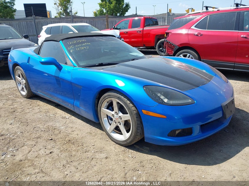 2005 Chevrolet Corvette, Затопление, IAAI, VIN 1G1YY34UX55123897