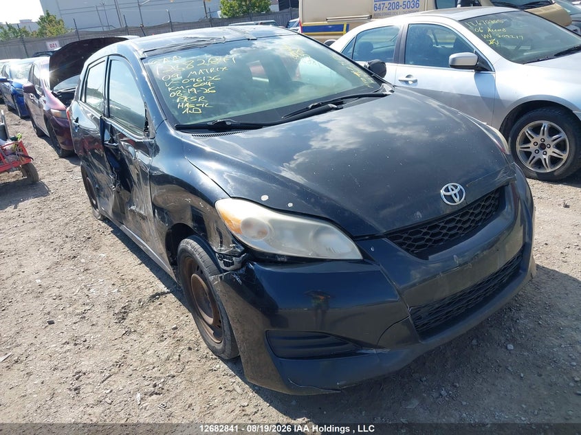 2009 Toyota Matrix, Удар спереду, IAAI, VIN 2T1KU40E49C096136