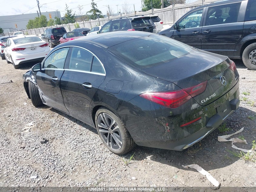 Vin: w1k5j4hb6sn522899, lot: 3087103, mercedes-benz cla 250 4matic 20253