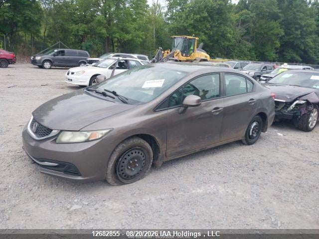 Vin: 2hgfb2e40dh014690, lot: 3087108, honda civic lx 20133