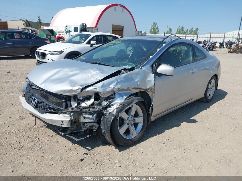 2011 Honda Civic Se, Front, IAAI, VIN 2HGFG1A66BH001782 — photo 2
