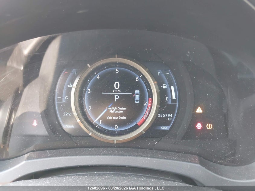 2020 LEXUS IS SEDAN 3.5L V-6 DI, DOHC, VVT, 260HP