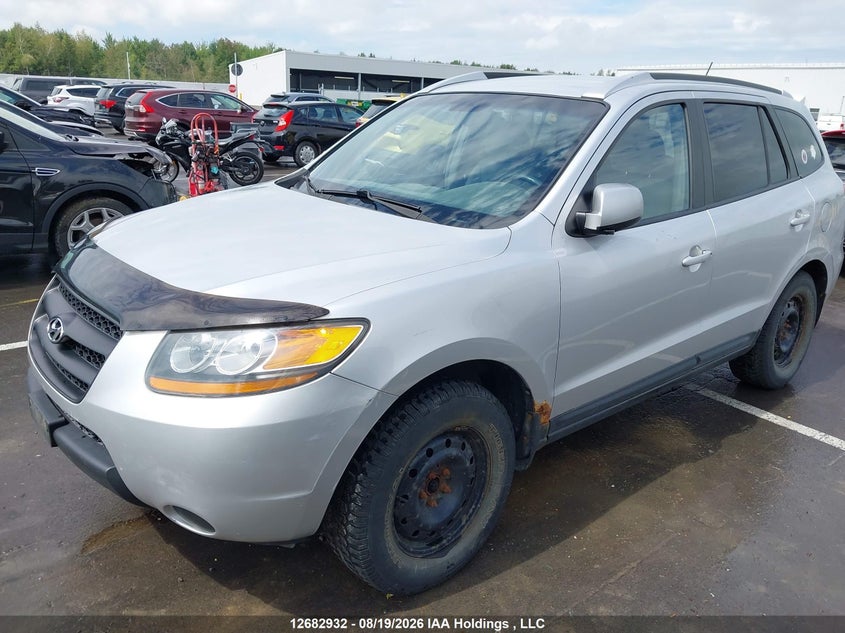 2008 Hyundai Santa Fe, Благотворительность, IAAI, VIN 5NMSG13D58H133826 — фото 2