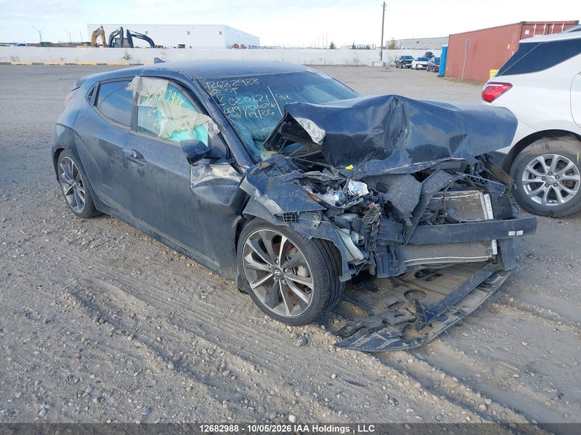 Vin: kmhtg6af3ku020121, lot: 3087241, hyundai veloster 2.0 gl 20191