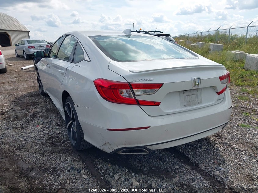 Vin: 1hgcv1f36ka800662, lot: 3087279, honda accord sport 1.5t 20193