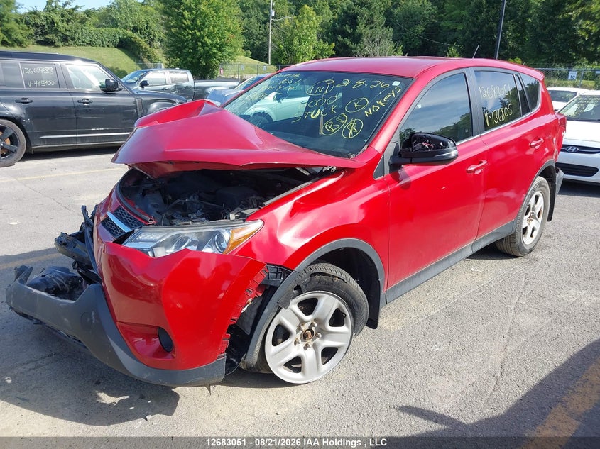 Vin: 2t3zfrev3fw136805, lot: 3087304, toyota rav4 le 20152