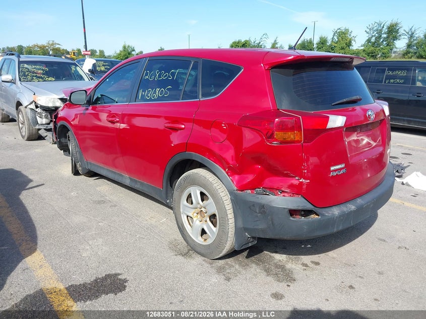 Vin: 2t3zfrev3fw136805, lot: 3087304, toyota rav4 le 20153
