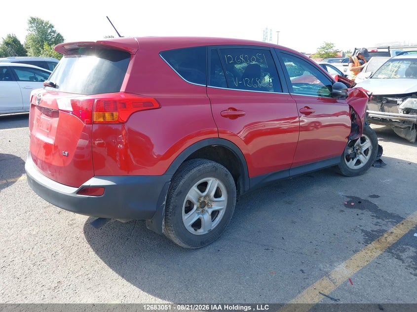 Vin: 2t3zfrev3fw136805, lot: 3087304, toyota rav4 le 20154