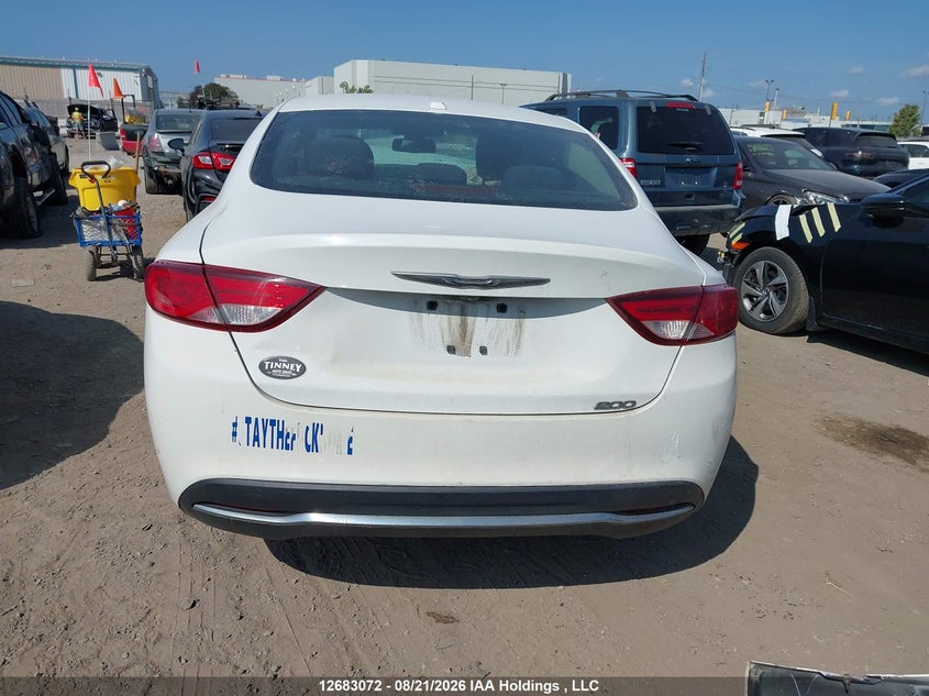 2015 CHRYSLER 200 SEDAN 2.4L I-4 VVT, 184HP