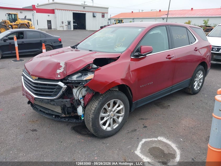 2019 Chevrolet Equinox, Front, IAAI, VIN 2GNAXUEVXK6299798 — photo 2