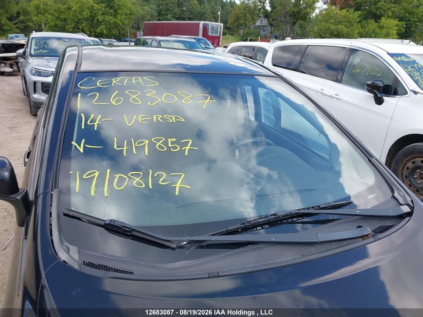 2014 NISSAN NOTE HATCHBACK 1.6L I-4 DOHC, VVT, 109HP