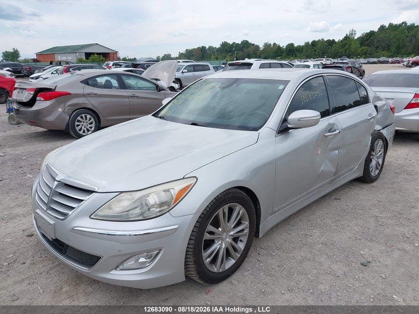 Vin: kmhgc4dd5du245056, lot: 3087344, hyundai genesis 3.8l 20132