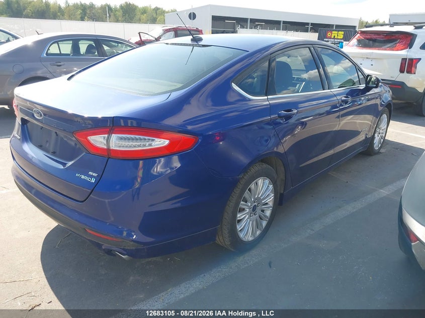 Vin: 3fa6p0lu6dr239679, lot: 3087361, ford fusion hybrid se 20134