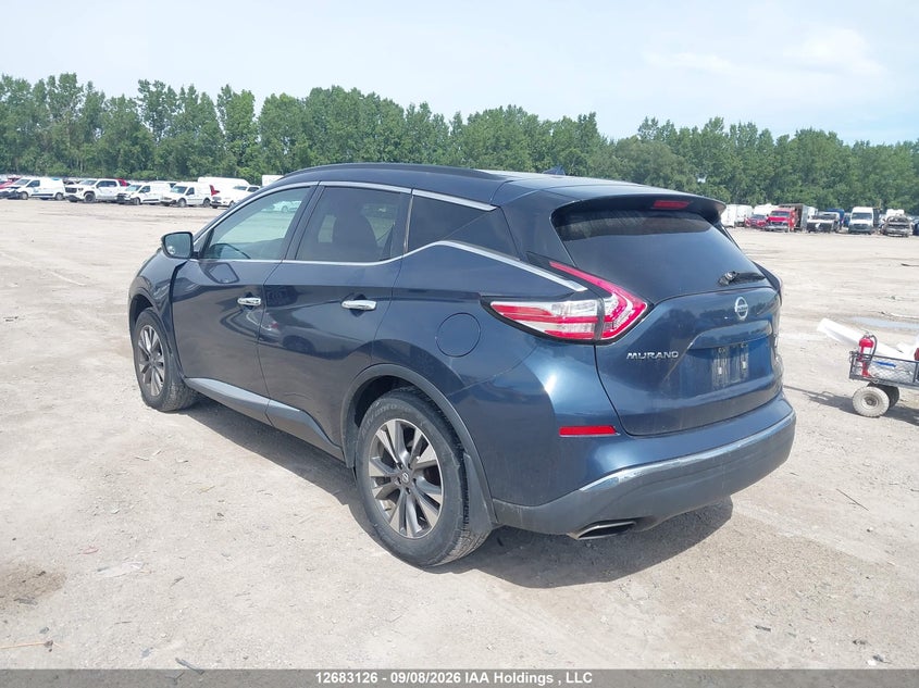 Vin: 5n1az2mh5fn277093, lot: 3087387, nissan murano s/sl/sv/platinum 20153