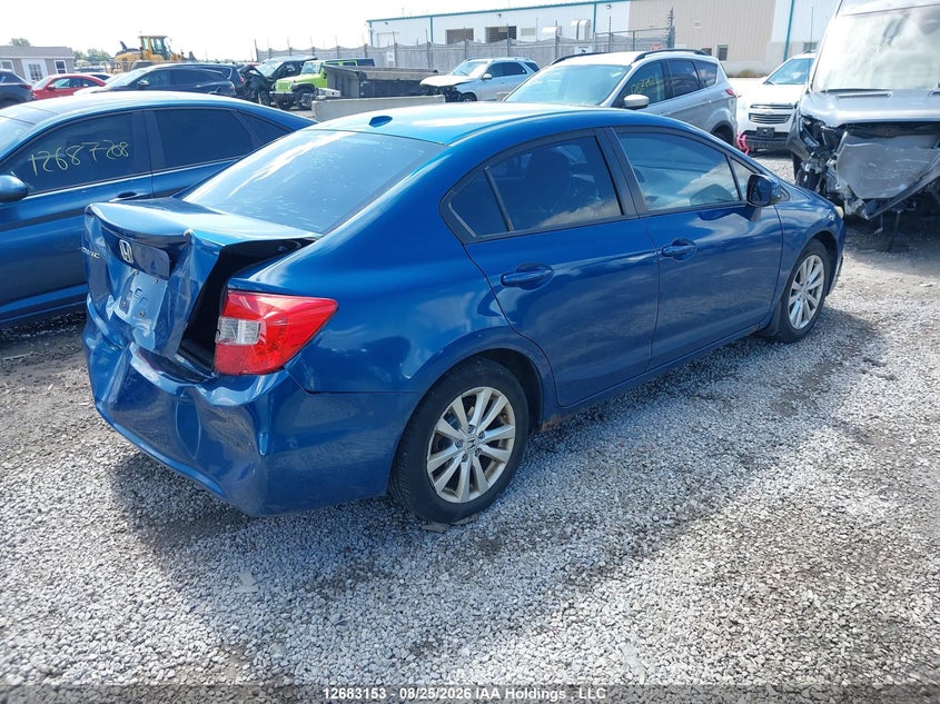 Vin: 2hgfb2f93ch021531, lot: 3087416, honda civic ex-l 20124
