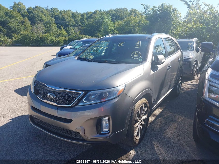 Vin: 5xykwda70eg542646, lot: 3087420, kia sorento sx 20142