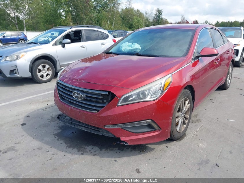 Vin: 5npe24af8fh008837, lot: 3087440, hyundai sonata gl 20152