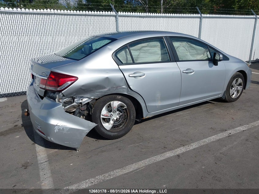 2015 HONDA CIVIC SEDAN 1.8L I-4 VVT, 143HP
