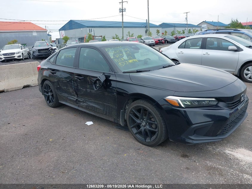 Vin: 2hgfe2f56nh125518, lot: 3087474, honda civic sport 2022 img_1