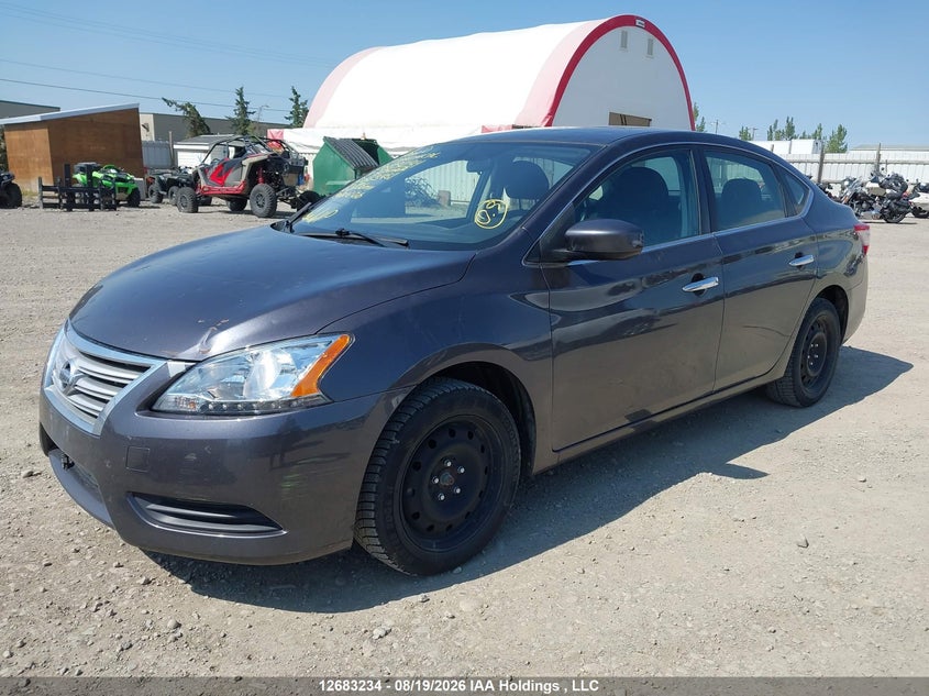2014 Nissan Sentra, Град, IAAI, VIN 3N1AB7AP4EL683451 — фото 2