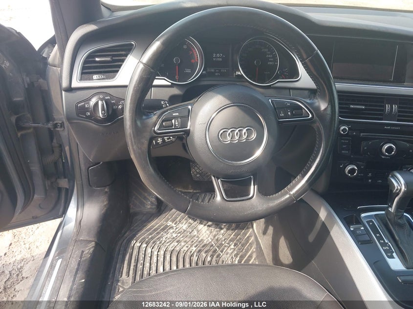 2013 AUDI A5 COUPE 2.0L I-4 DI, DOHC, VVT, TURBO, 211HP