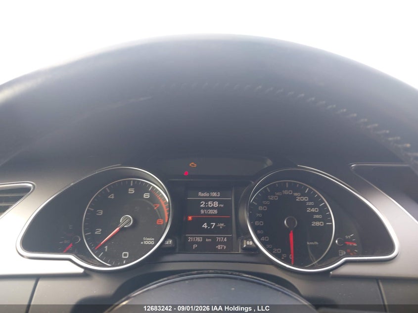 2013 AUDI A5 COUPE 2.0L I-4 DI, DOHC, VVT, TURBO, 211HP