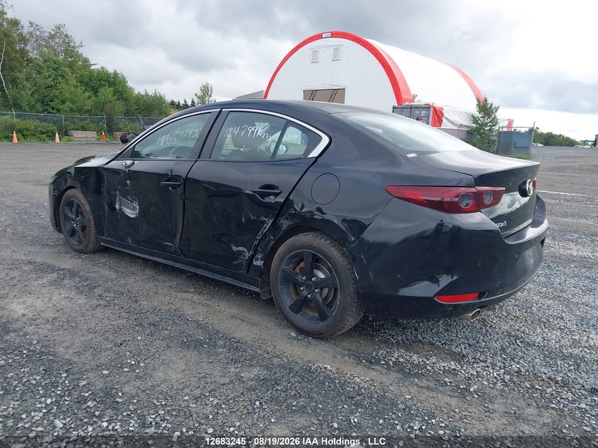 Vin: jm1bpbcm3k1113551, lot: 3087512, mazda mazda3 gs 20193