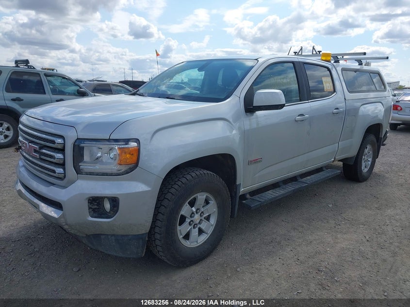 2015 GMC Canyon, Удар сзади, IAAI, VIN 1GTG6BE30F1204893 — фото 2
