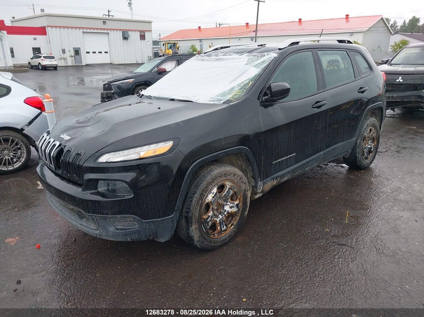 Vin: 1c4pjmabxgw115635, lot: 3087546, jeep cherokee sport 20162