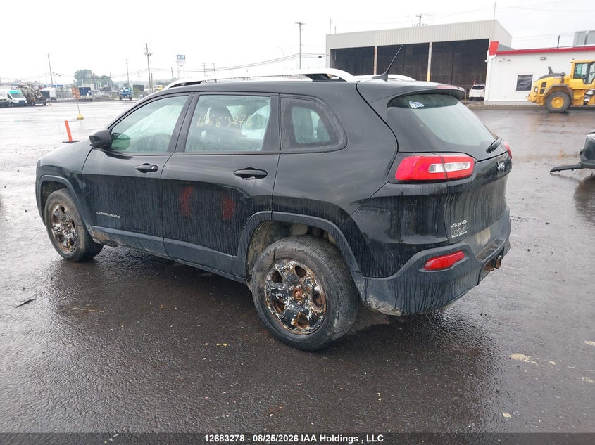 Vin: 1c4pjmabxgw115635, lot: 3087546, jeep cherokee sport 20163