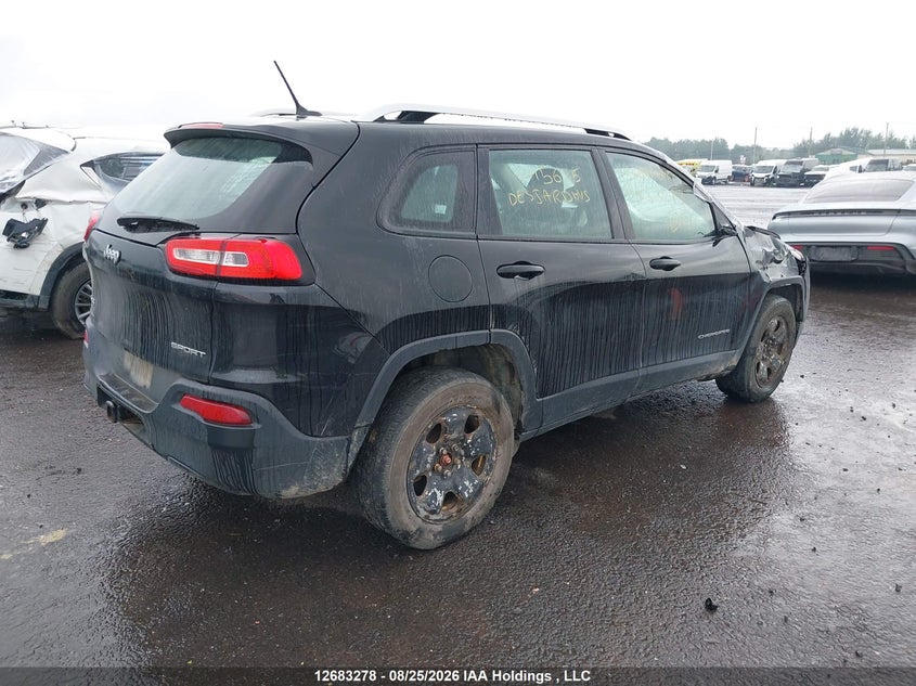 Vin: 1c4pjmabxgw115635, lot: 3087546, jeep cherokee sport 20164