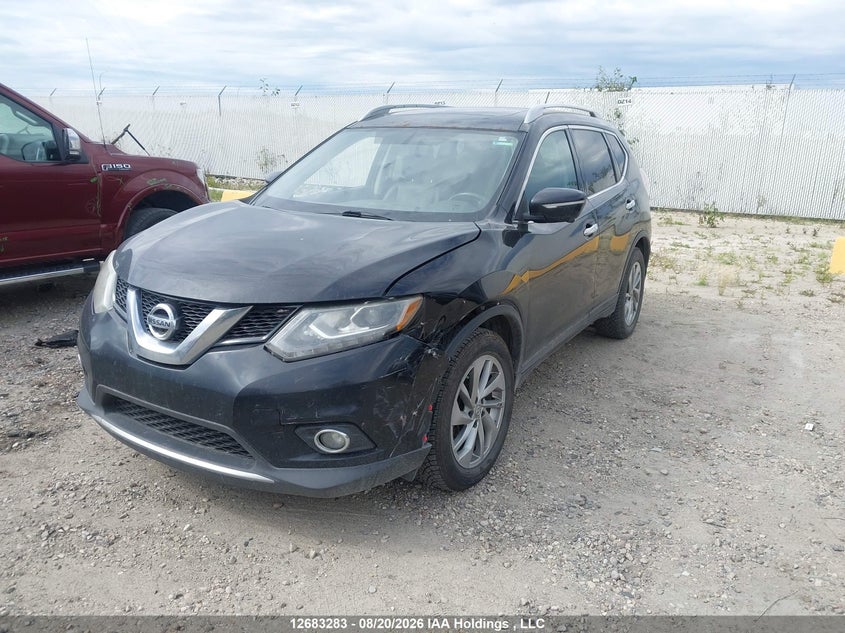 2015 Nissan Rogue, Удар спереди, IAAI, VIN 5N1AT2MV8FC762623 — фото 2