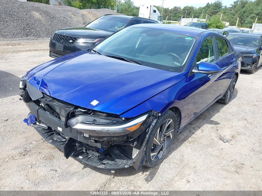 2024 Hyundai Elantra Limited, Front, IAAI, VIN KMHLN4DJ0RU120150 — photo 2