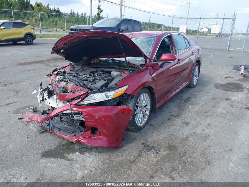 2019 Toyota Camry Hybrid Xle, Front, IAAI, VIN 4T1B21HK0KU013000 — photo 2