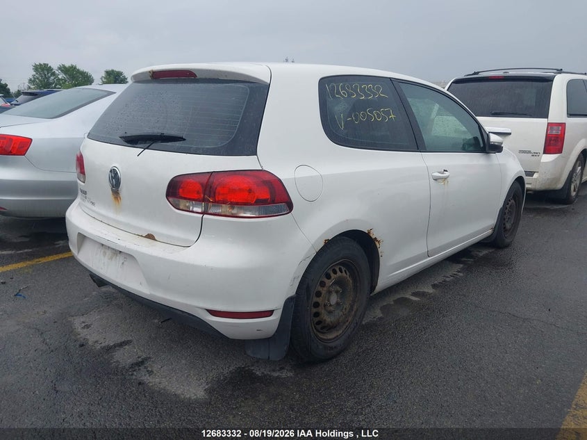 Vin: wvwab7aj6dw005057, lot: 3087602, volkswagen golf 2.5l 2-door 20134