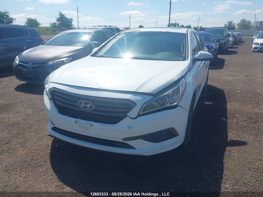 2016 Hyundai Sonata, Front, IAAI, VIN 5NPE24AF9GH293999 — photo 2