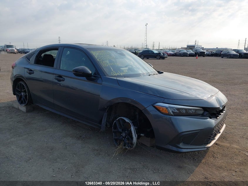 2023 Honda Civic Sport/Sport Touring/Sport-B, Theft Recovery, IAAI, VIN 19XFL1H89PE400934