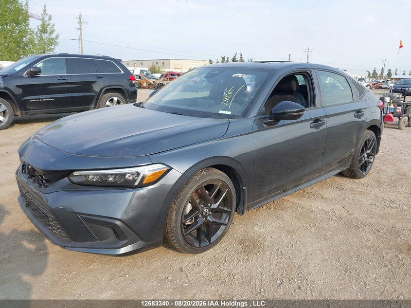 2023 Honda Civic Sport/Sport Touring/Sport-B, Theft Recovery, IAAI, VIN 19XFL1H89PE400934 — photo 2