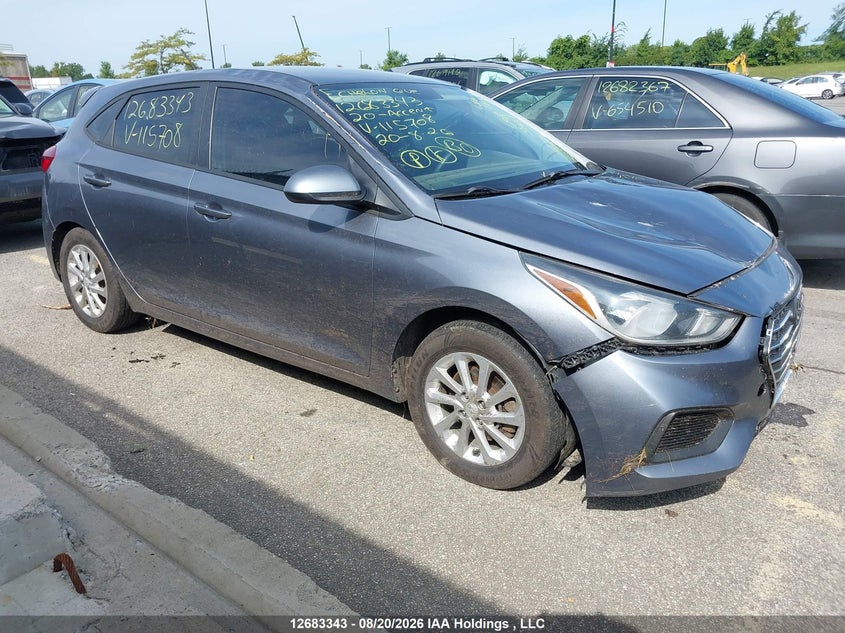 Vin: 3kpc25a6xle115708, lot: 3087615, hyundai accent preferred manual 2020 img_1