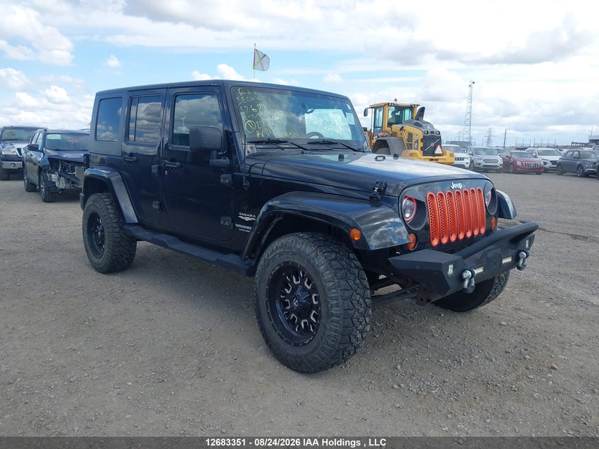 2010 Jeep Wrangler Unlimited Sahara, Front, IAAI, VIN 1J4BA5H1XAL222264