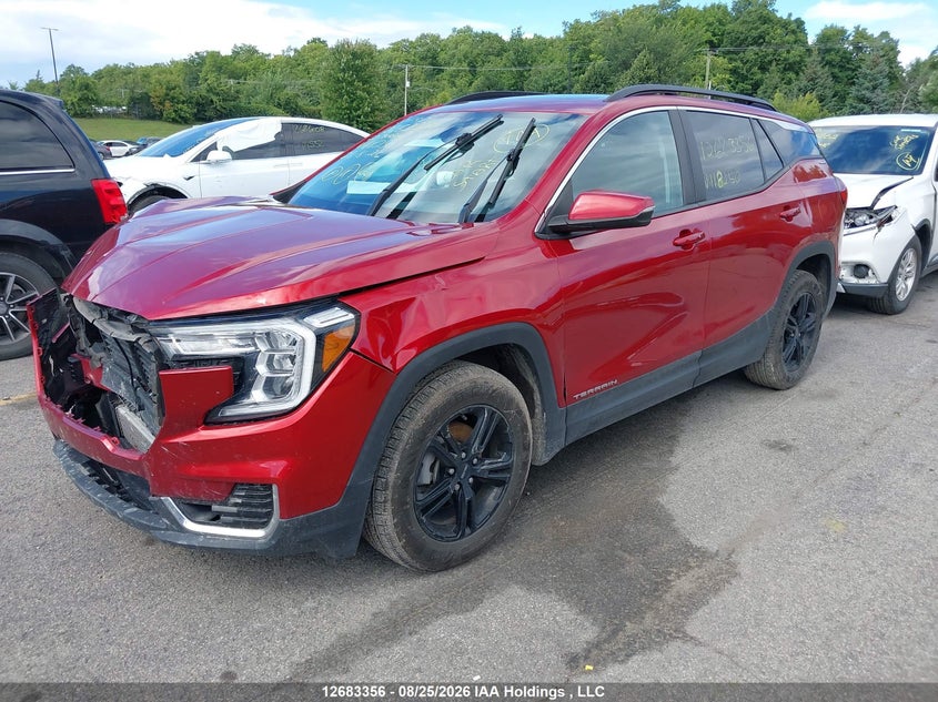 2022 GMC Terrain, Front, IAAI, VIN 3GKALTEV8NL118250 — photo 2